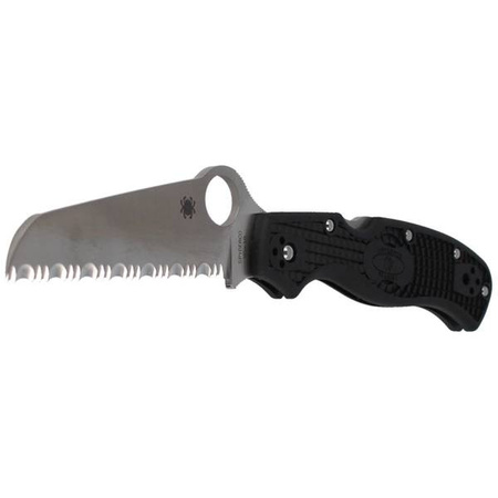 Spyderco Rescue 3 Lightweight Black Spyder Knife - C14SBK3