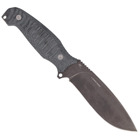 Viper Golia Evolution Black Canvas Micarta Knife, DSW by Rumici (VT4003ECB)