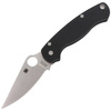 Spyderco Para Military 2 G-10 Black Plain Folding Knife - C81GP2