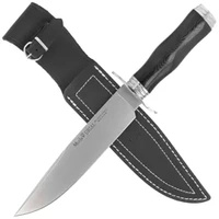 Muela Urial-19M Black Micarta, Satin X50CrMoV15 Knife