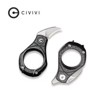 Civivi Pyrus Twill Carbon Fiber, Satin 14C28N by Ostap Hel (C23038-3)