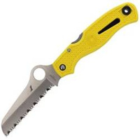 Spyderco Atlantic Salt Yellow FRN Spyder Folding Knife - C89SYL