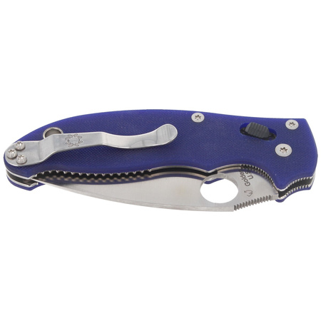 Spyderco Manix 2 G-10 Dark Blue CPM S110V Folding Knife (C101GPDBL2)