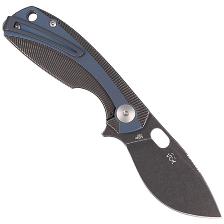 Viper Lille Blue Titanium Folding Knife, Dark Stone Washed by Jesper Voxnæs (V5963TIBL)