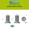 Civivi Black Stainless Steel T6 3.8 mm clip screws - 10 pcs. (CA-12B)