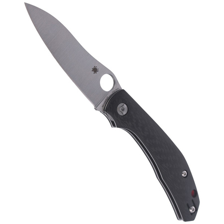 Spyderco Carbon Fiber Plain Folding Knife (C241CFP)
