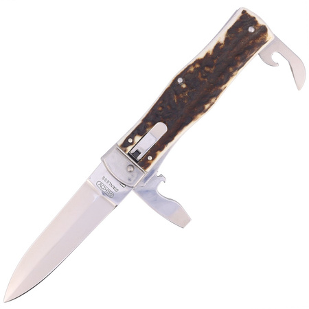 Mikov Predator Deer Stag Knife, Mirror 3 Blade (241-NP-3/KP)