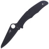 Spyderco Pacific Salt 2 Black Blade FRN Plain Folding Knife (C91PBBK2)