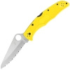 Spyderco Pacific Salt 2 FRN Yellow, Spyder H2 Folding Knife (C91SYL2)