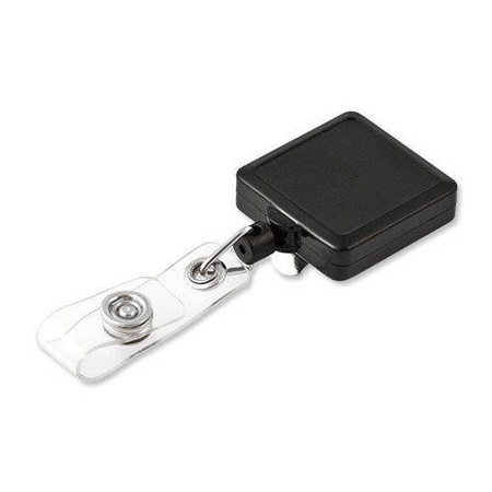 KEY-BAK - Retract-A-Badge ID Square with Clip - 0200-107