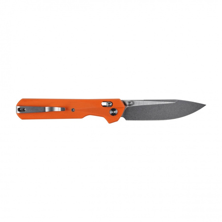 KNIVESPL - The First Sandvik 14C28N folding knife, orange G10, Stonewashed/Satin
