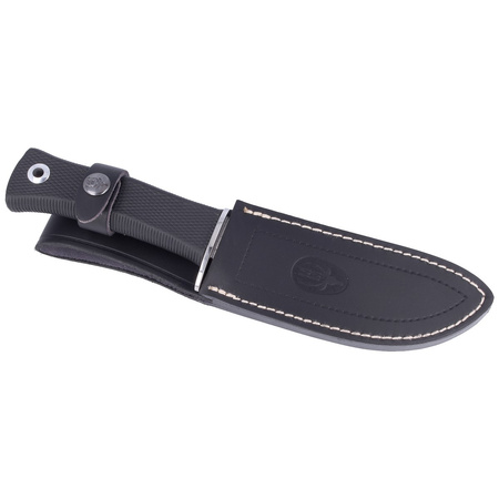 Muela Full Tang Knife, ABS-Black, Lether (ABORIGEN-13G)