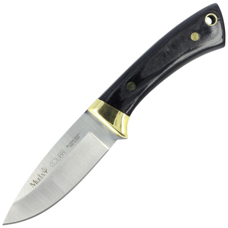 Muela Colibri Black Micarta, Satin X50CrMoV15 knife (COL-7MIC)