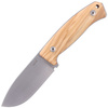 LionSteel Bushcraft Olive Wood knife, Satin Blade M390 (M2M UL)