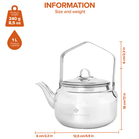 Stabilotherm - Campfire Kettle Coffee Pot - 1.0L 