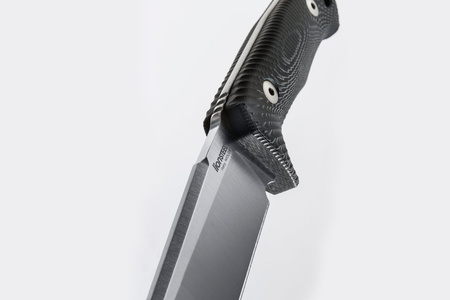 LionSteel Tactical Micarta Black / Satin Blade knife (T5 MI)