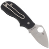 Spyderco Squeak Lightweight Black Plain Folding Knife - C154PBK