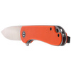 CIVIVI Elementum Flipper Orange G10 knife, Satin Finish (C907R)