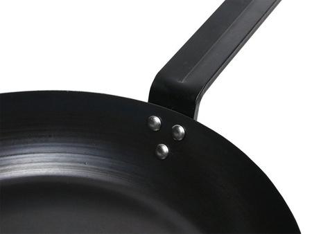 Muurikka Heavy Metal Black Carbon Steel Frying Pan 24cm