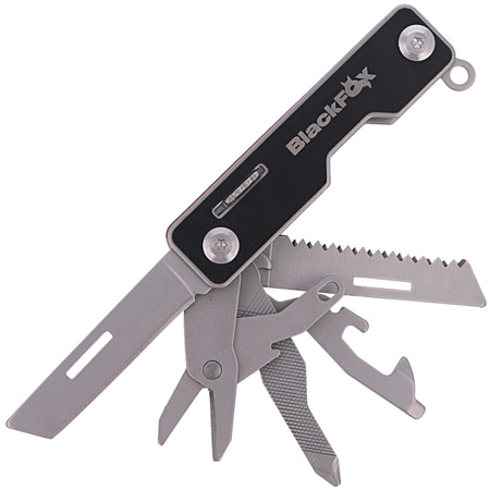 BlackFox Pocket Boss Red MultiTool 9 functions (BF-205 R)