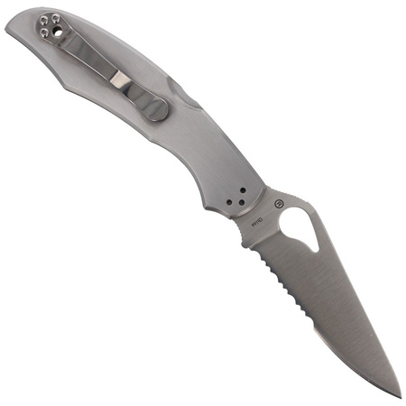 Spyderco Byrd Cara Cara 2 Stainless Combination Folding Knife (BY03PS2)