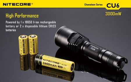 Nitecore CU6 Chameleon Flashlight (Ultraviolet) 440 lumens