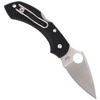 Spyderco DragonFly 2 Lightweight Black Plain Folding Knife - C28PBK2