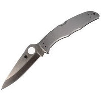 Spyderco Endura 4 Stainless Steel Plain Folding Knife (C10P)