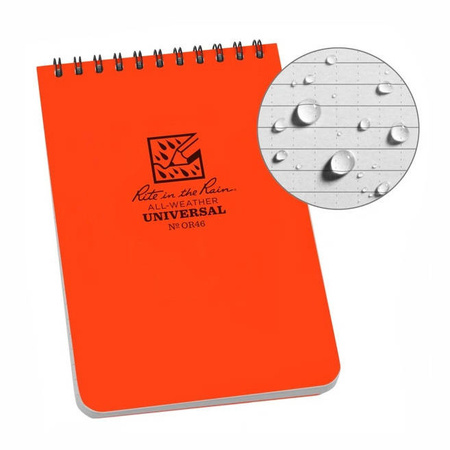 Rite in the Rain - Waterproof Notes - 4 x 6 - OR46 - Orange