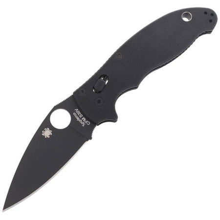 Spyderco Manix 2 G-10 Black / Black Blade Folding Knife - C101GPBBK2