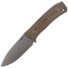 LionSteel Bushcraft Green Canvas Micarta Knife (M4 CVG)