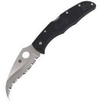 Spyderco Matriarch 2 FRN Black Spyder Folding Knife (C12SBK2)