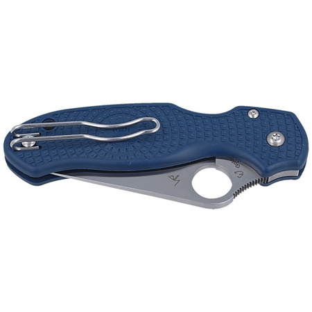 Spyderco Para 3 FRN Cobalt-Blue SPY27 Plain Folding Knife (C223PCBL)