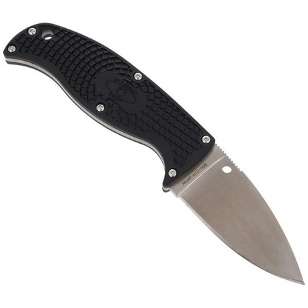 Spyderco Enuff FRN Black Leaf Plain Knife - FB31PBK