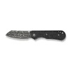 Civivi Crabby Shredded Carbon Fiber Folding Knife, Damascus by Ken Onion Jr. (C24055-DS1)