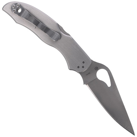 Spyderco Harrier Stainless Steel Plain Folding Knife (BY01P2)