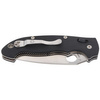 Spyderco Manix 2 XL G-10 Black Plain Folding Knife (C95GP2)