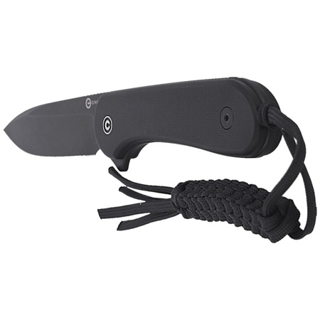 CIVIVI Elementum Fixed Black G10 knife, Black Stonewashed (C2105A)