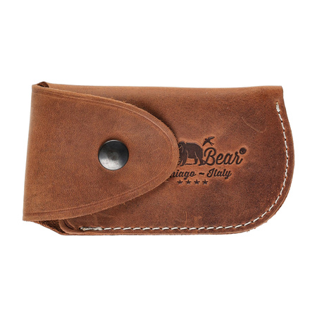 Antonini Old Bear Leather Sheath L 145 mm knife case - brown