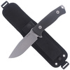 LionSteel G10 Black / Satin Blade knife (M5 G10)