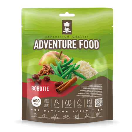 Adventure Food - Freeze-dried Bobotie dish with minced meat, beans and rice 600 kcal
