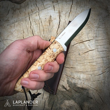 Nordico CL115-P bushcraft knife - Joker - Karelian birch - Krzesik