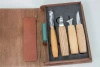 Carving knife set with wooden case - BeaverCraft S19Book