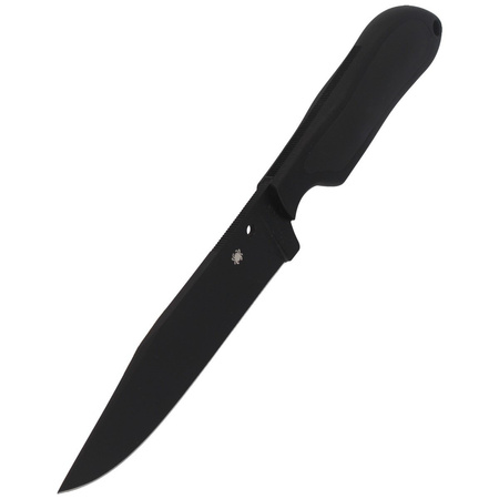 Spyderco Perrin Street Bowie Black Blade Plain Knife - FB04PBB