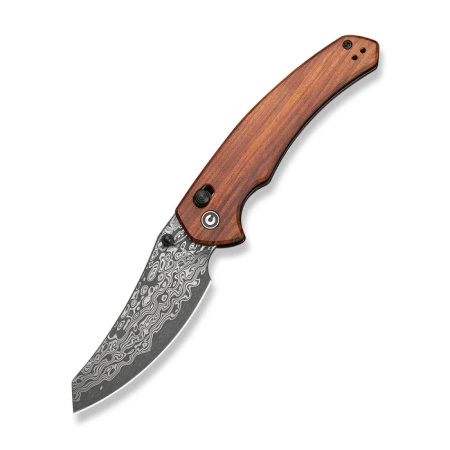 Civivi Sixgill Knife Guibourtia Wood, Damascus by Gavko Knives (C24050-DS1)