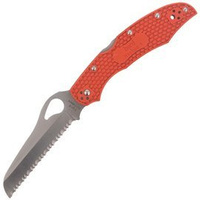 Spyderco Byrd Cara Cara 2 Rescue FRN Orange folding knife (BY17SOR2)
