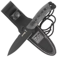Muela Hornet-N Gray Micarta Knife, Black X50CrMoV15