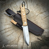 Nordico CL115-P bushcraft knife - Joker - Karelian birch - Krzesik