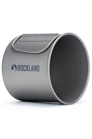 Rockland - Minimalist mug with lid - Titanium 0.6L