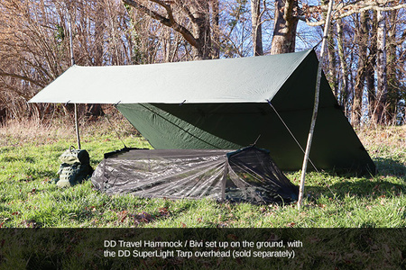 DD Hammocks Travel Bivi Hammock - Coyot Brown